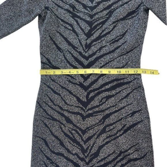 NWT Express Bodycon animal print w/sparkle Dress‎ - Picture 9 of 11